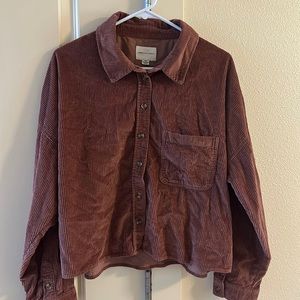 American Eagle corduroy shacket